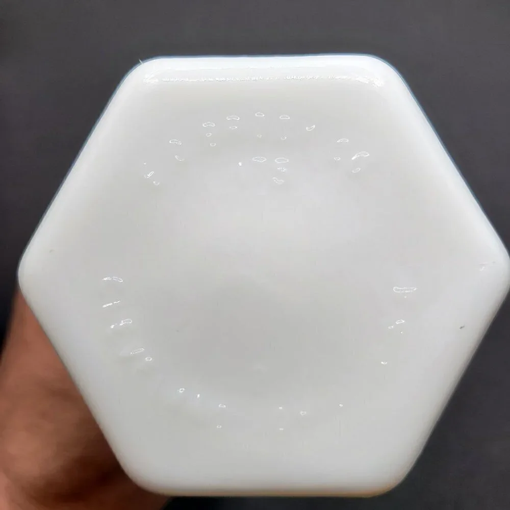 Vintage E.O. Brody Co. Milk Glass Vase Mid Century Modern Cleveland Ohio USA 6